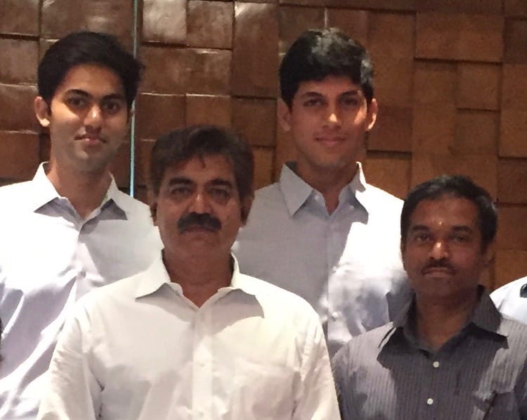 Left-to-Right: Rajiv Reddy (Co-Founder), Ramarao Valluri (CTO), Anirudh Reddy (Co-Founder and CEO), Sudhakar R (Tech Lead)