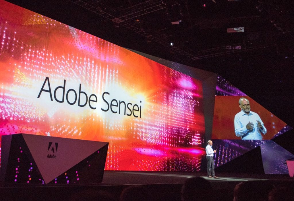 Adobe CEO Shantanu Narayen at the well-received Adobe Max 2016