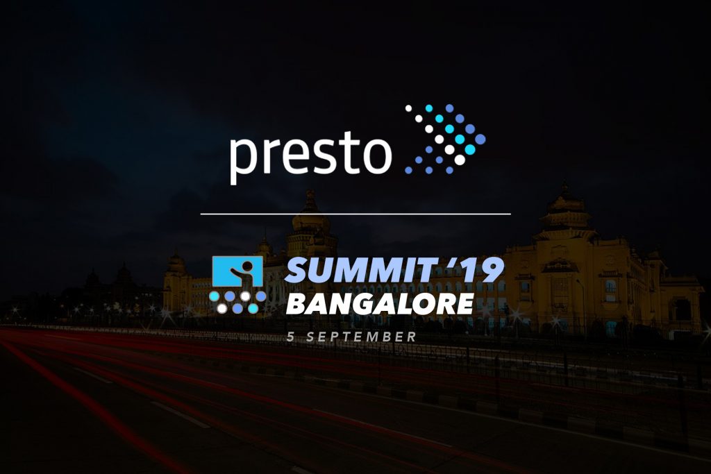 Presto Summit Bangalore