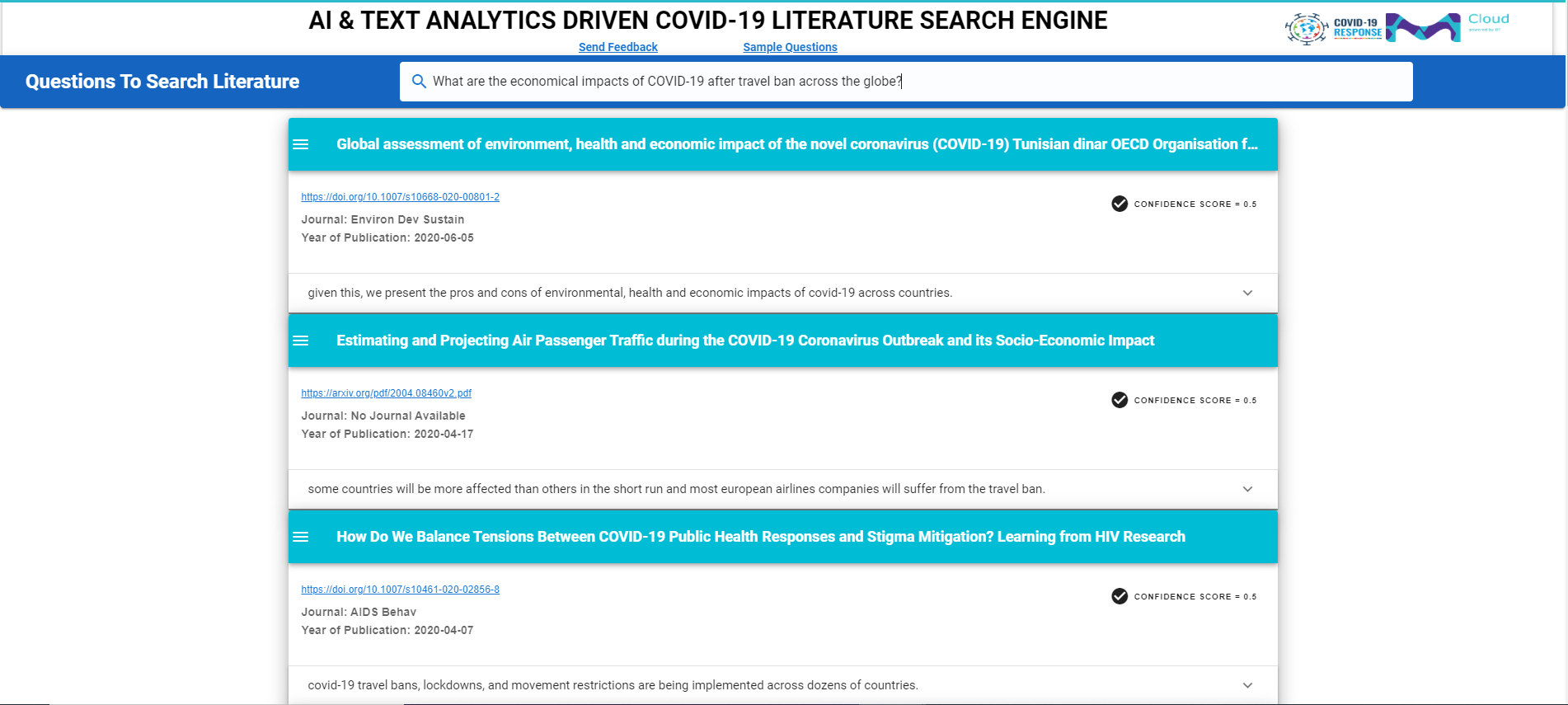 How This NLP-Driven Literature Search Engine Can Help In Extracting Relevant COVID Information For Medical Innovation