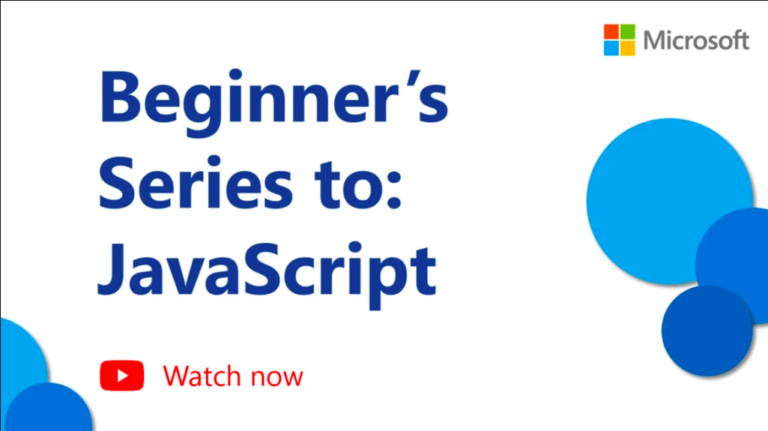 Now Learn JavaScript Programming Language With Microsoft