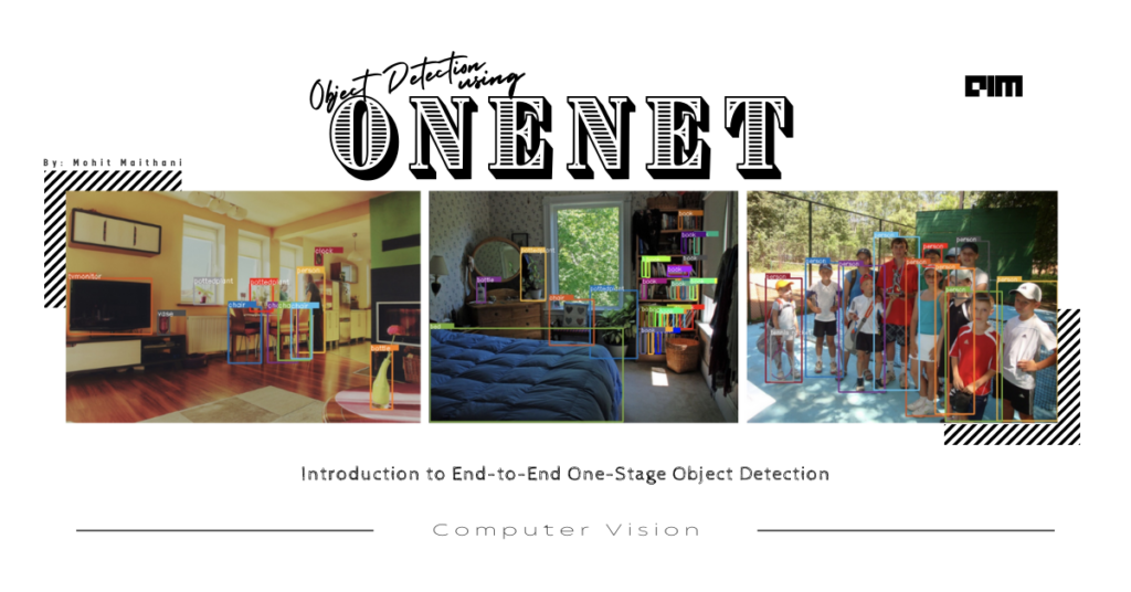 OneNet object detection output