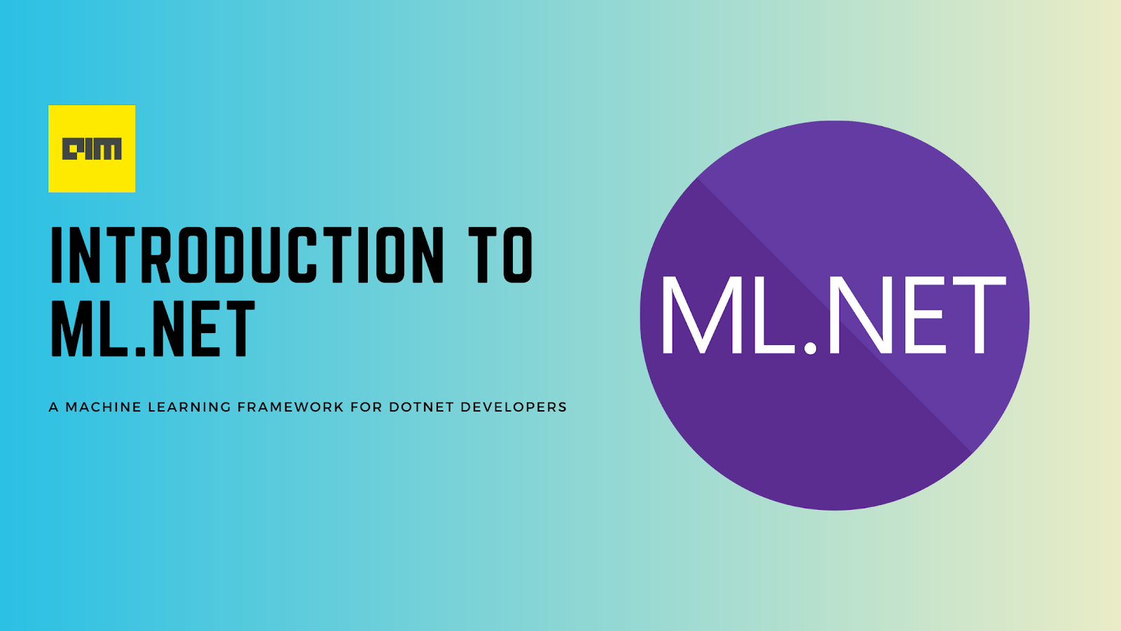 ML.NET banner
