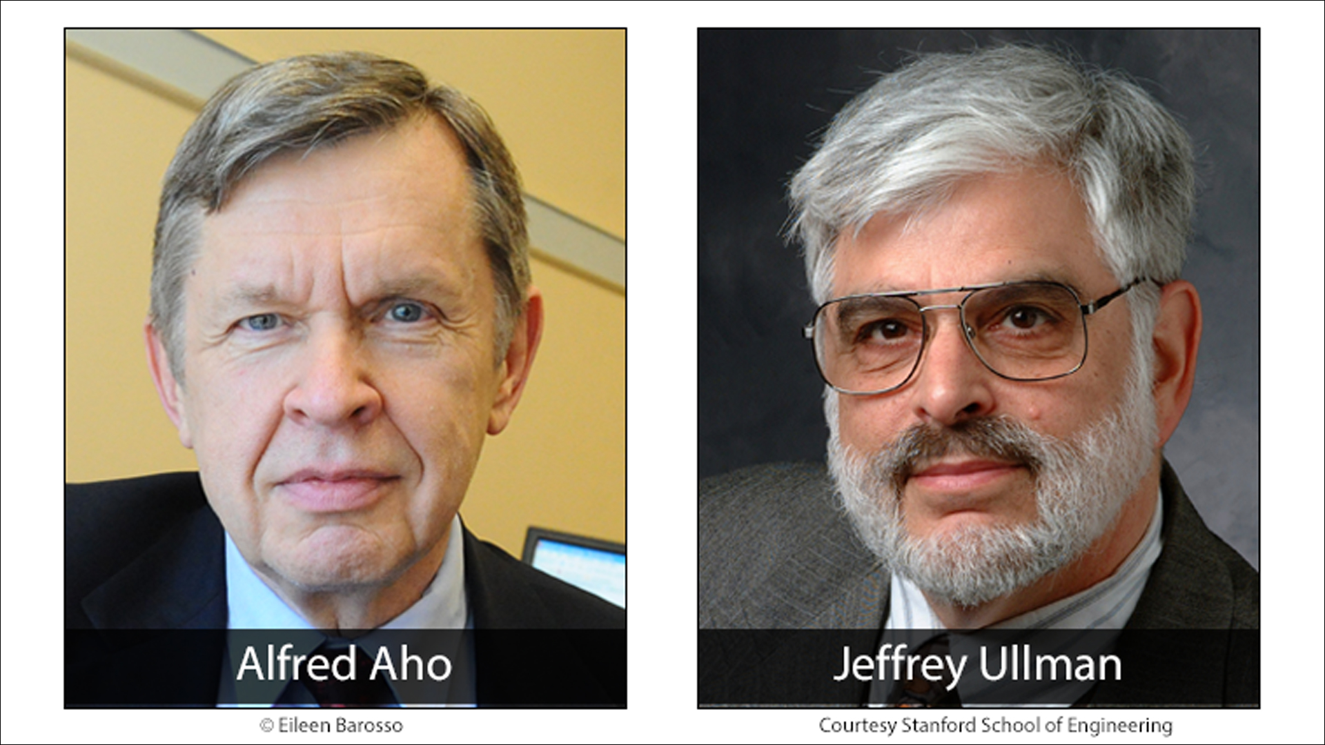 ACM Turing Award Honours The Pioneers of Programming Language Compilers and Algorithms