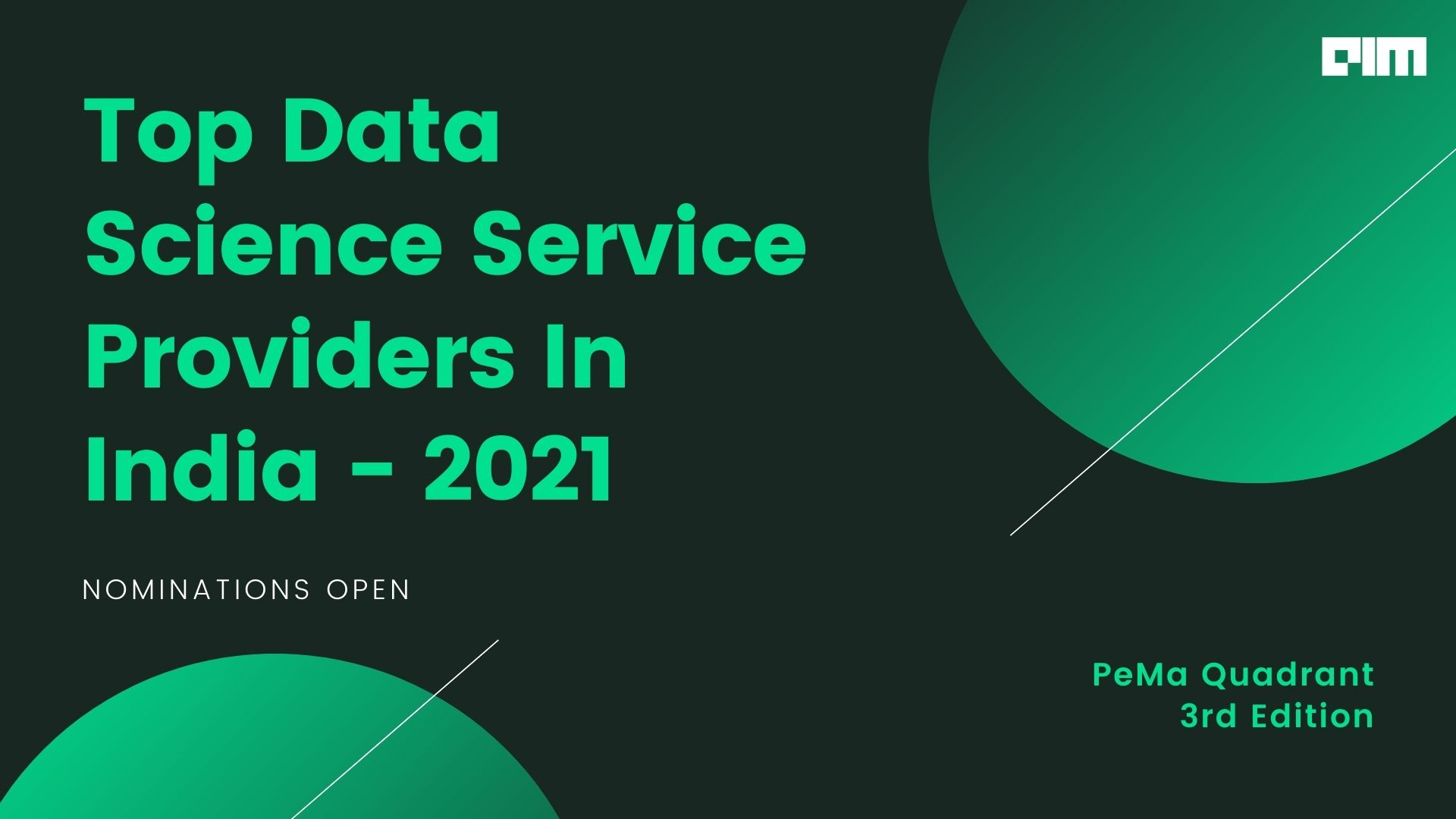 Are You Among The Top Data Science Service Providers In India? Find Out Using Our PeMa Quadrant.