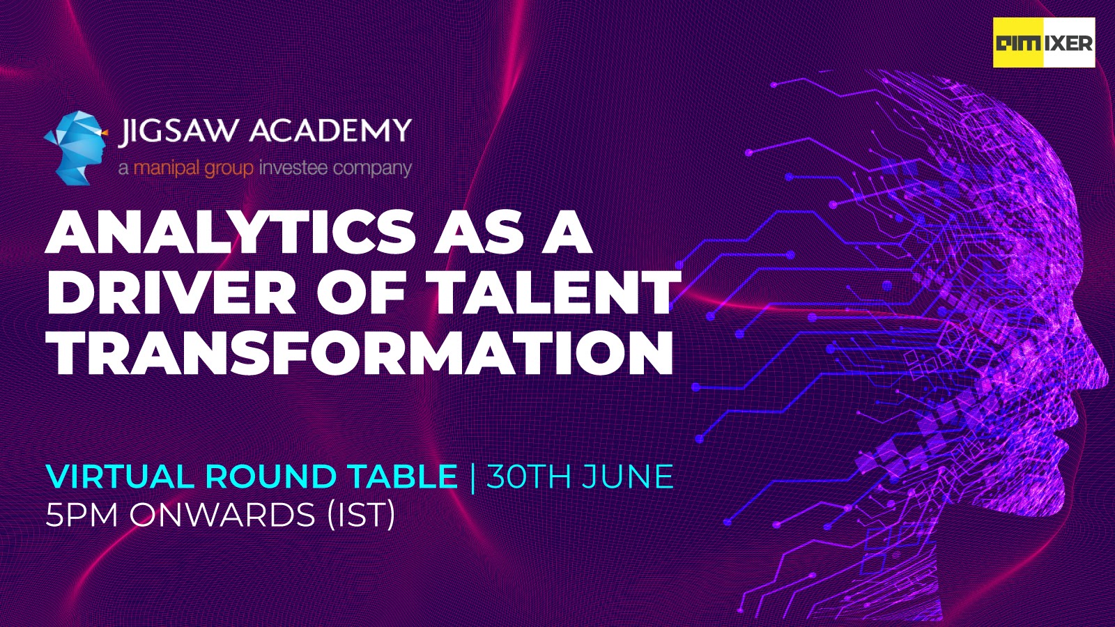 Register For A Virtual Round Table Discussion On Analytics As A Driver Of Talent Transformation