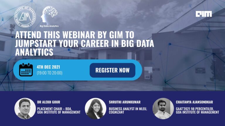 Attend This Webinar By GIM To Jumpstart Your Career In Big Data Analytics