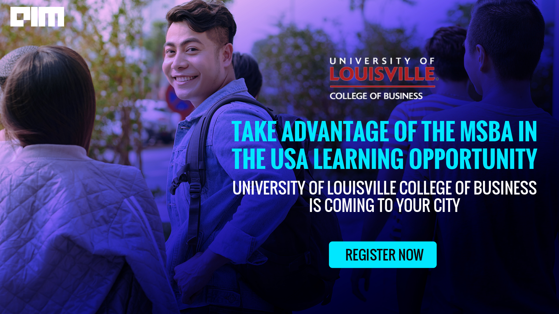 Take advantage of the MSBA in the USA Learning Opportunity — University of Louisville College of Business is coming to your city