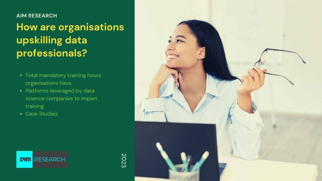 How are organisations upskilling data professionals?