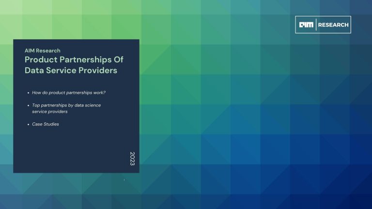Product Partnerships Of Data Service Providers